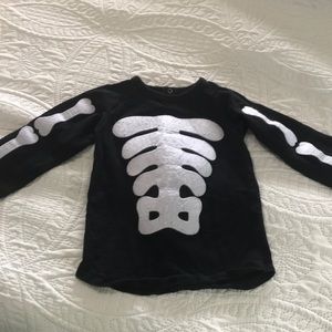 Mud pie skeleton shirt